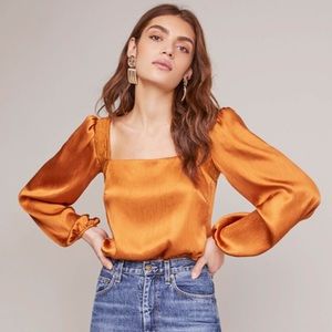 ASTR Alia Bodysuit in Bronze Size L